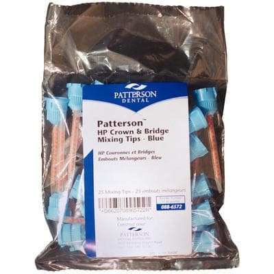 Patterson® High Performance Mixing Tips, Blue with Orange, 25/Pkg thumbnail 3