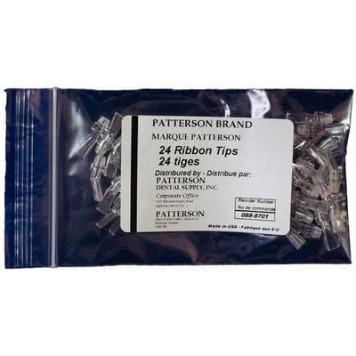Patterson® Intraoral Ribbon Tips, Clear, 24/Pkg thumbnail 2
