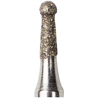 Patterson® Diamond Instrument FG, Pear Shape, Medium Grit, Blue Ring, #802-010, 1.0 mm Diameter - Patterson® Diamond Instruments – FG, Pear - Medium, Blue, # 802-010, 1.0 mm Diameter - Image 1