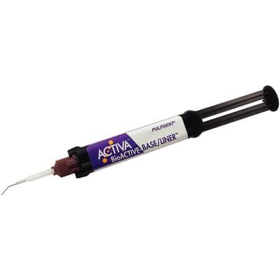 Pulpdent ACTIVA BioACTIVE-Base/Liner, Single Pack, 5 mL/7 g Syringe + 20 Automix Tips, VB1 thumbnail 26