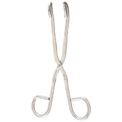 Miltex Utility Sterilizer Forceps, 8" Curved, Stainless Steel thumbnail 3