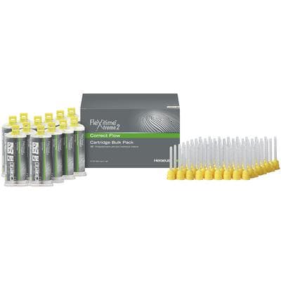 Flexitime Xtreme 2 VPS Impression Material, Correct Flow, Bulk Refill, 12 x 50 mL Cartridges with 36 Mixing Tips, Wild Berry Aroma, 66050335 thumbnail 11
