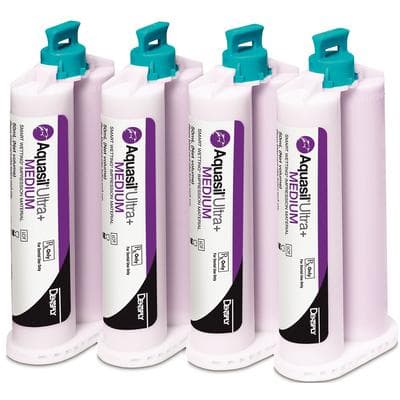 Aquasil Ultra+ Smart Wetting VPS Impression Material, Medium Body, Regular Set, 50 ml Cartridge, Mint, Purple, 24/Pk, 678602 thumbnail 11