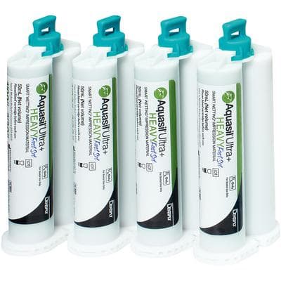 Aquasil Ultra+ Smart Wetting VPS Impression Material, Heavy Body, Fast Set, 50 ml Cartridge, Light Green, Mint, 24/Pk, 678626 thumbnail 13