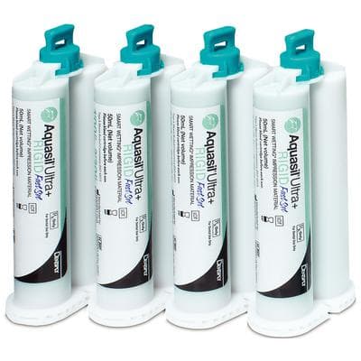 Aquasil Ultra+ Smart Wetting Impression Material, Rigid Body (Light Green), Fast Set, 50 mL Cartridge, 24/Box, 678627 thumbnail 9