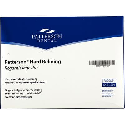 Patterson Hard Relining 1:1 Set (80 g Cartridge, 10 ml Adhesive, 10 Mixing Tips) thumbnail 2