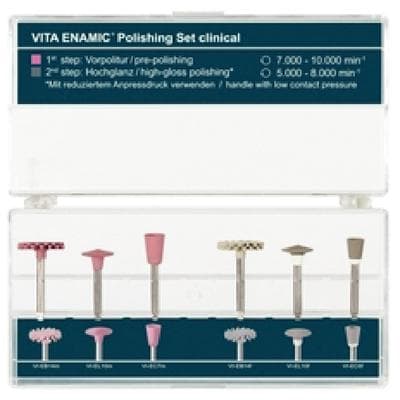 VITA Enamic Polishing Set – Clinical (6 Polishers, Contra Angle) - VITA Enamic® Polishing Set – Clinical - VITA Enamic® Polishing Set – Clinical - Image 1