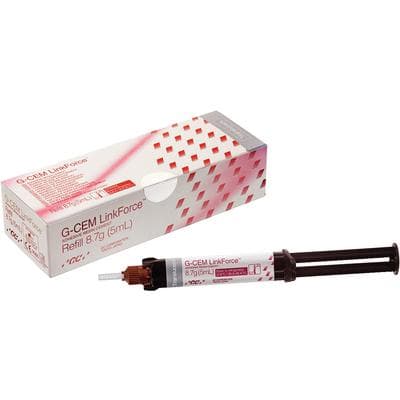 G-CEM LinkForce Dual-Cure Adhesive Resin Cement, Translucent, Refill Syringe (8.7g/5mL) with 20 Automix Tips, 010121 thumbnail 14