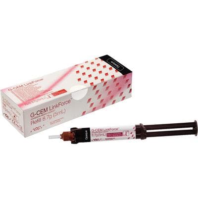 G-CEM LinkForce Adhesive Resin Cement, Opaque, Refill Syringe, 8.7g/5mL, 20 Automix Tips, 010122 thumbnail 14