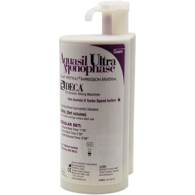 Aquasil Ultra DECA Smart Wetting VPS Impression Material, Cartridge Refill, Monophase, Regular Set, Purple, 2 x 380 ml, 678782 thumbnail 10