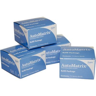 AutoMatrix Retainerless Matrix System Bands Refill, Medium Regular, 1/4" x 0.002", 72/Box, 663003 thumbnail 20