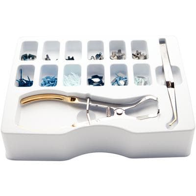 Palodent Plus EZ Coat Sectional Matrix System Introductory Kit, 100 Matrices, 75 Wedges, 30 WedgeGuards, 2 Rings, Forceps & Pin Tweezers, 659670 thumbnail 23