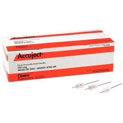 Accuject Disposable Dental Needles, Plastic Hub, 25 Gauge Long (32mm), 100/Box, 900605 thumbnail 22