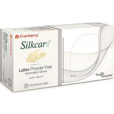 Cranberry Silkcare Latex Powder-Free Examination Gloves, Extra Small, 100/Box, CR7815 thumbnail 21
