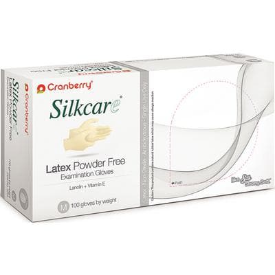Cranberry Silkcare Latex Powder-Free Examination Gloves, Medium, 100/Box, CR7817 thumbnail 21