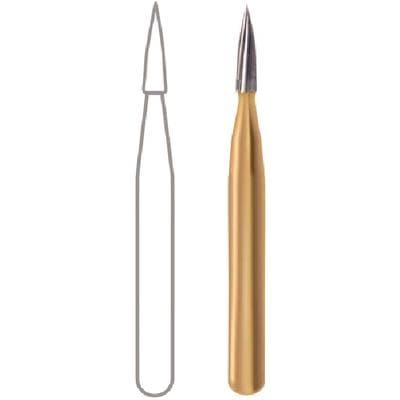 Midwest® Trimming and Finishing Carbide Bur, FG - Needle 12 Blade, #7901, 0.9 mm Diameter, 3.2 mm Length, 100/Bag, 385510 thumbnail 7