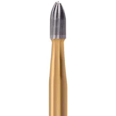 Midwest Trimming and Finishing Carbide Bur, Egg 12 Blade, #7404, Friction Grip, 1.4 mm Diameter, 3.0 mm Length, 100/Bag, 386522 thumbnail 5