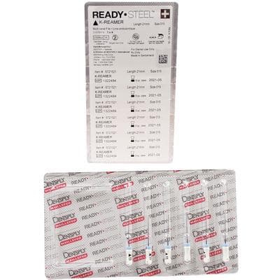 Dentsply Maillefer READYSTEEL K-Reamer, Size #15 (White), 21mm, Sterile, Pack of 6, Ref 6721521 thumbnail 7