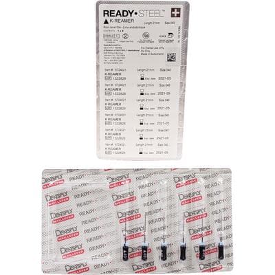 Dentsply Maillefer READYSTEEL K-Reamer, Size #40 (Black), 21mm, Sterile, Pack of 6, 6724021 thumbnail 6