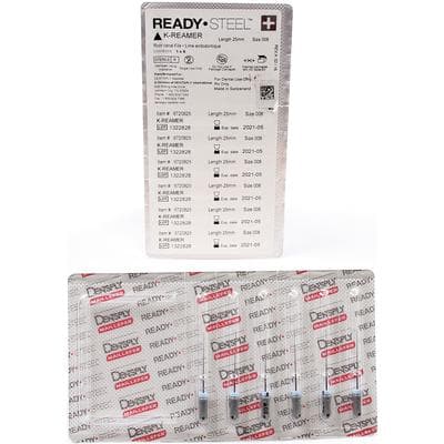 Dentsply Maillefer READYSTEEL K-Reamer, Size #08 (Gray), 25 mm, Sterile, Pack of 6, Ref 6720825 thumbnail 8