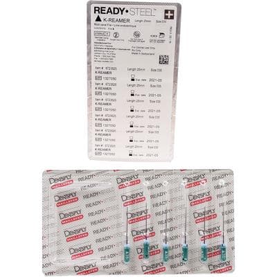 READYSTEEL K-Reamer, Size #35, 25mm, Green, Sterile, Pack of 6, Ref 6723525 thumbnail 8