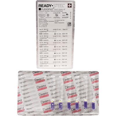 Dentsply Maillefer READYSTEEL Senseus FlexoFile #10, 21mm, Sterile, Purple, 6/Pack, 6861021 thumbnail 10