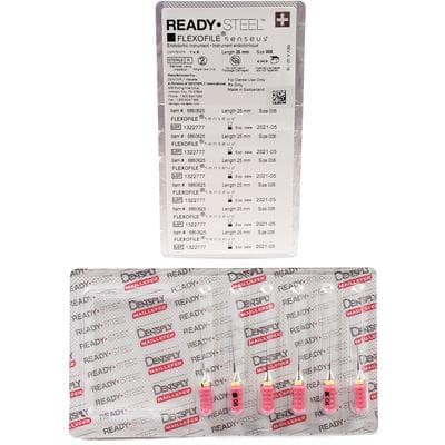 Dentsply Maillefer READYSTEEL Senseus FlexoFile, Size #06, 25 mm, Pink, Sterile, 6/Pk, 6860625 thumbnail 11