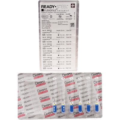 Dentsply Maillefer READYSTEEL Senseus FlexoFile #30, 25mm, Blue, Sterile, 6/Pk (6863025) thumbnail 10