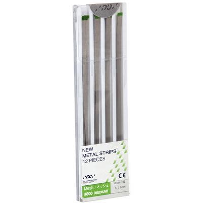 GC America Metal Finishing Strips, Refill, #600-A Width Mesh, 70 Micron, 2.6 mm, Medium, Green, 12/Pk, 000260 thumbnail 14