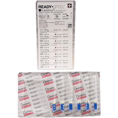 Dentsply Maillefer READYSTEEL Senseus FlexoFile #30, 21mm, Blue, Sterile, 6/Pack (6863021) thumbnail 7