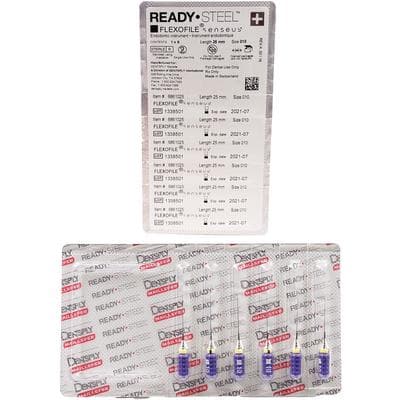 Dentsply Maillefer READYSTEEL Senseus FlexoFile #10, 25 mm, Purple, Sterile, 6/Pk, 6861025 thumbnail 10