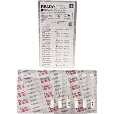 Dentsply Maillefer READYSTEEL Senseus FlexoFile #45, 25mm, White, Sterile, 6/Pack (6864525) thumbnail 8