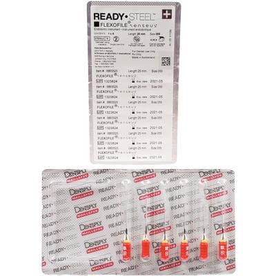 Dentsply Maillefer READYSTEEL Senseus FlexoFile, Size #55, 25 mm, Red, Stainless Steel, Sterile, 6/Pack, 6865525 thumbnail 7