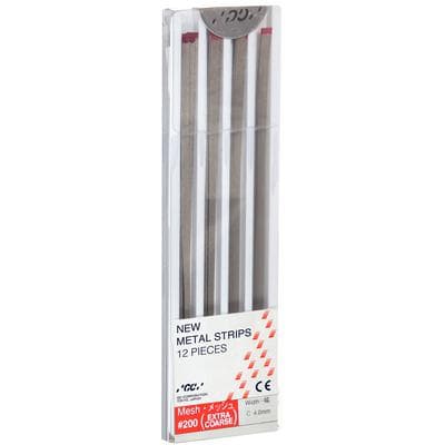 GC America Metal Finishing Strips, Refill, #200-C Width, 140 Micron, 4 mm, Extra Coarse, Red, 12/Pk, 000254 thumbnail 17