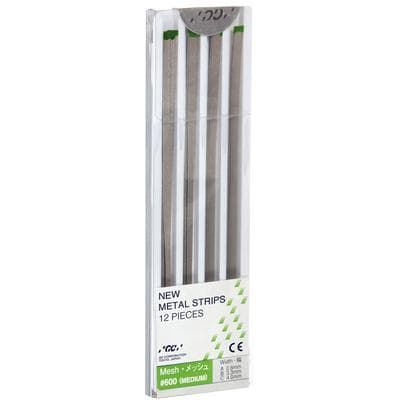 GC America Metal Finishing Strips, #600 Mesh (70 Micron), Medium, Green, Assorted Widths (2.6/3.3/4.0 mm), 12/Pk, 000259 thumbnail 12