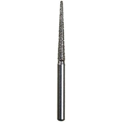Spring FG #770.11 Round End Taper Coarse Diamond Bur, Single-Use, Friction Grip, 1.2 mm Diameter, 11 mm Length, 25/Pkg thumbnail 4