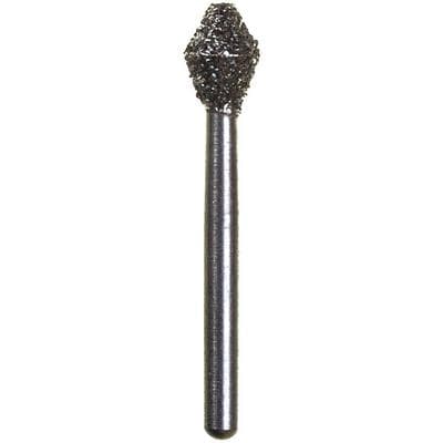 Spring FG #230 (811.033) SuperCoarse Grit Occlusal Reduction Single-Use Diamond Bur, Friction Grip, Barrel Round End, 3.3 mm Diameter, 4.2 mm Length, 25/Pkg thumbnail 4