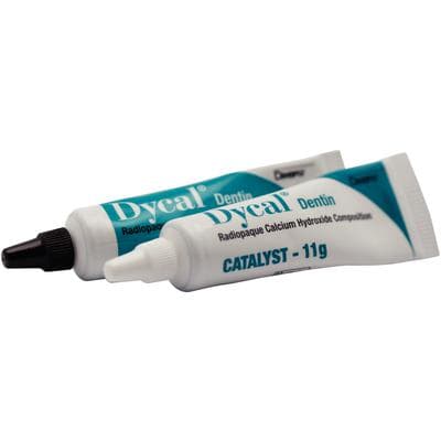 Dycal Radiopaque Calcium Hydroxide Composition Standard Pack, Dentin Shade, 1 Base (13g) + 1 Catalyst (11g) Tube, 623802 thumbnail 16