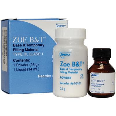 ZOE B&T Base and Temporary Filling Material, Standard Package (25 g Powder & 14 ml Liquid), 610103 thumbnail 22