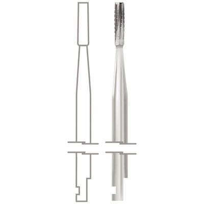 Midwest® Surgical Carbide Bur #557, Straight Flat End Crosscut, LAOS (Latch Oral Surgical), 1.0 mm Diameter, 3.7 mm Length, 10/Pkg, 389927 thumbnail 8