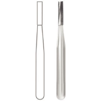 Midwest Operative Carbide Bur FG #57, Straight Fissure, Flat End, 1.0 mm Diameter, 3.7 mm Length, 100/Bag, 386217 thumbnail 9