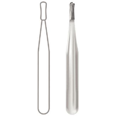 Midwest Operative Carbide Burs #330 FGSS Pear, Short Shank, 0.8 mm Diameter, 1.6 mm Length, 100/Bag, 386461 thumbnail 9