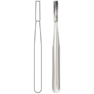 Midwest Operative Carbide Bur FG #556, Straight Fissure, Flat End, Crosscut, 0.9 mm Diameter, 3.2 mm Length, 100/Bag, 386226 thumbnail 10