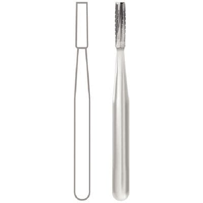 Midwest Operative Carbide Bur #557, FG, Straight Fissure, Flat End, Crosscut, 6 Flutes, 1.0 mm Diameter, 3.7 mm Length, 100/Bag, 386227 thumbnail 11