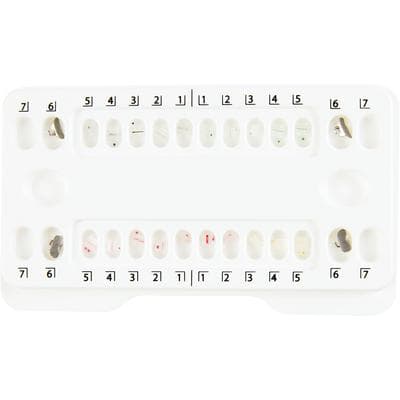 Patterson® A Roth Ceramic Twin Brackets 1 Patient Kit, .022 Slot, 6x6 Upper/Lower, With Hooks - Patterson® A Roth Ceramic Twin Brackets 1 Patient Kits, .022 - 6 x 6 U/L, With Hooks - Image 1