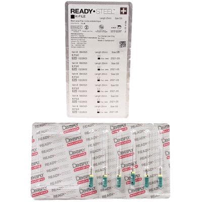 Dentsply Maillefer READYSTEEL K-File, Size #35, 25 mm, Green, Sterile, 6/Pack, 6843525 thumbnail 14
