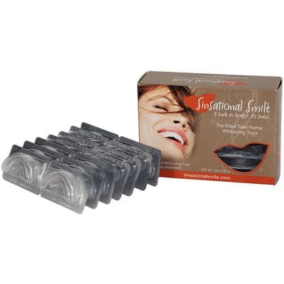 Sinsational Smile Pre-Filled Take-Home Whitening Trays, 25% Carbamide Peroxide, 6 Treatment Boxes (14 Trays per Box), 84 Trays Total thumbnail 4
