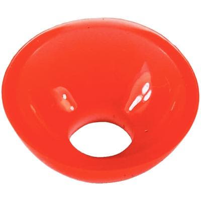 Celalux® 3 Rubber Light Shield, Eye Protector, 8 mm, Red-Orange, Dome, 5/Pkg thumbnail 3