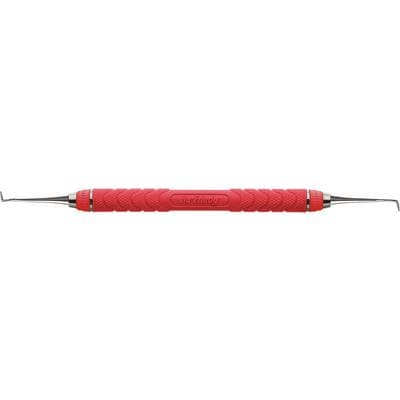 Hu-Friedy 34/35 Jacquette Sickle Scaler, Double End, EverEdge 2.0, Resin 8 Colors Handle, Red, #8, 1 Each thumbnail 4