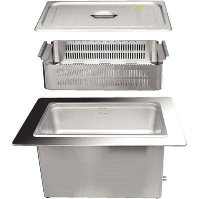 Brandmax Tri-Clean Recessed Ultrasonic Cleaner with Heater, 10L/2.64 Gal Capacity, U-10LHREC thumbnail 6